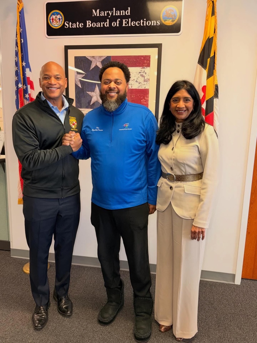 Nico Sanders at the Maryland State Board of Elections